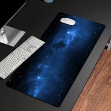 40 90cm Extra Large Starry Night Sky Mouse Pad - Non-Slip Polyester Desk Mat for