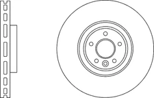 Brake Disc Single Vented Front 350mm PBD8761 Proformer T4N1803 Quality New