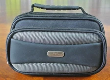 Sony PSP CASE 1000 2000 3000 BLACK & GRAY Grey R.D.S. rds 3 Zipper with Handle