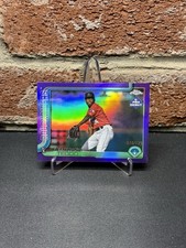EMILIANO TEODO 2025 TOPPS CHROME PRO DEBUT PURPLE REFRACTOR /125 Q3694
