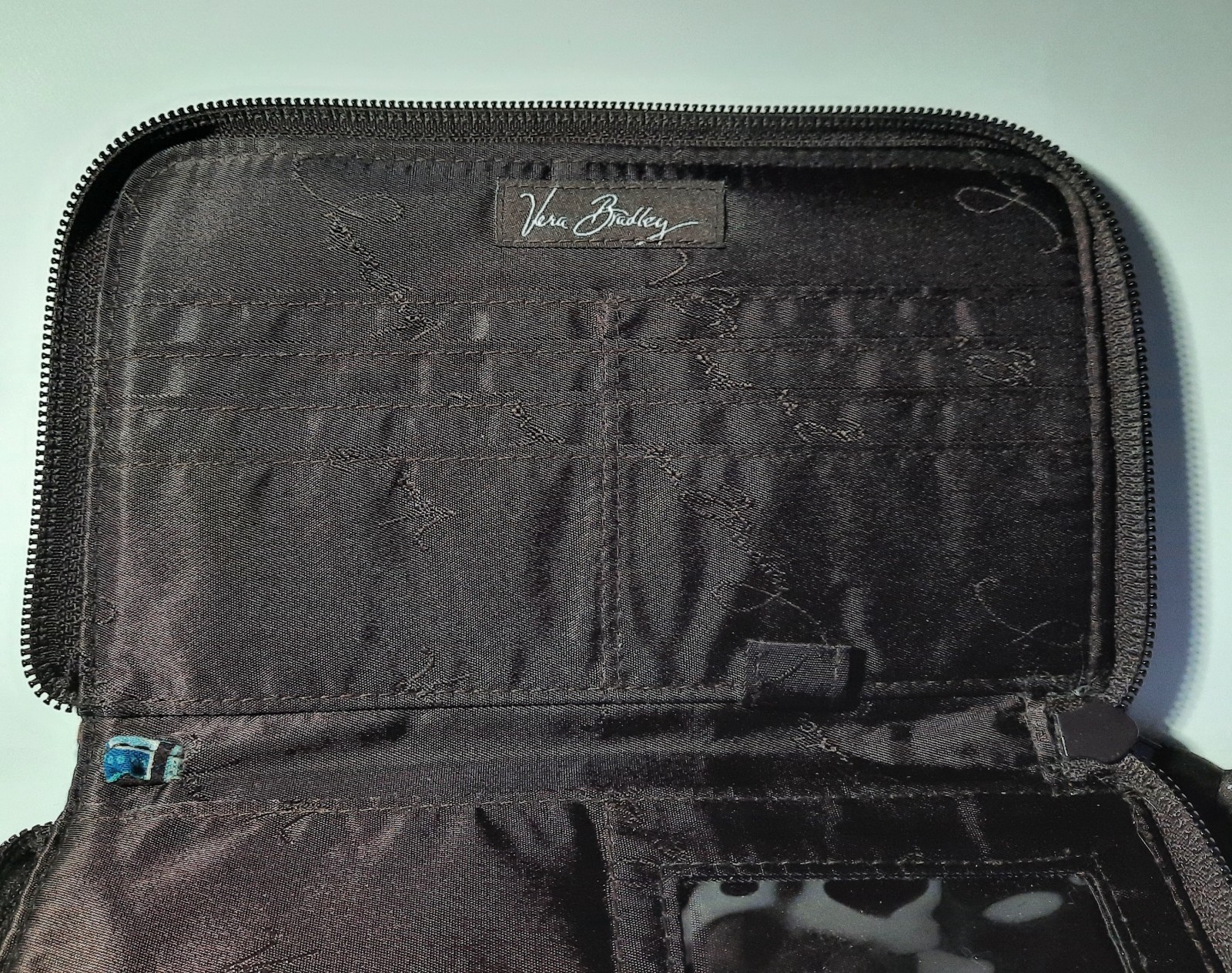 Vera Bradley Java Blue Women’s large Zip Wallet &… - image 2