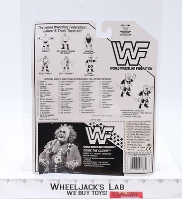 Doink the Clown WWF Wrestling 1993 Hasbro Action Figure NEW MOSC