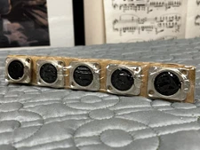 NEUTRIK NC4FD-L-1 4-Pin XLR Female D type Panel Mount Nickel w/Silver Pins 5Pck