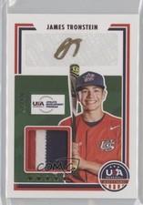 2022 Panini USA Baseball Stars & Stripes Prime 3/25 James Tronstein Auto 0m72