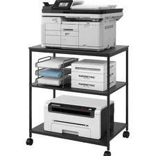 3-Tier Printer Stand for Laser/Inkjet/All-in-One - 23.6x18.9x31.5 Heavy Duty ...