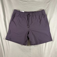 Member's Mark Tech Shorts Men's Large Black Stretch Athletic Performance Shorts