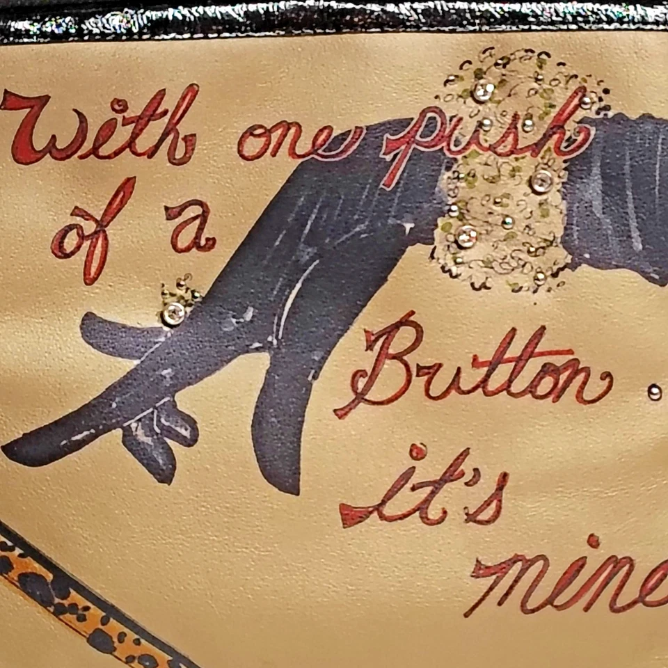 Brighton 手提包“With One Push Of A Button It’s Mine”iPad 平板电脑 罕见 美国 — 第 3/4 张图片