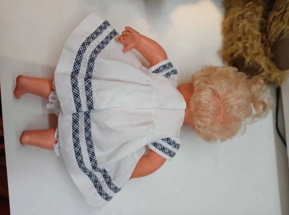 effanbee baby doll dress set still carded will fit Tiny Tears Baby first love - Image 4 of 4