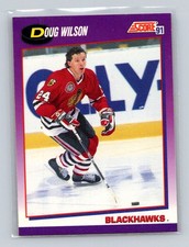 1991-92 Score American #35 Doug Wilson Chicago Blackhawks