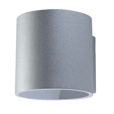 Sollux ORBIS Wandleuchte 1 Lichtpunkt, Grau, G9, 40W, Metall, IP20