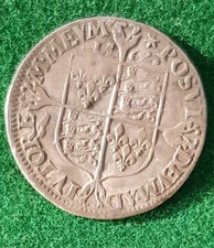 Elizabeth 1st coins of England 1562 milled sixpence
