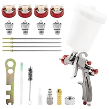 R500 LVLP Air Spray Gun Car Painting Guns 1.3/1.5/1.7/2.0mm Automotive Sprayer
