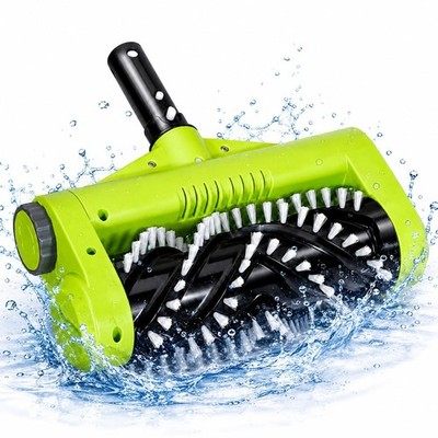 Electric Pool Brush Head Cordless Motorized IPX8 Waterproof SP251 Green Sepetrel