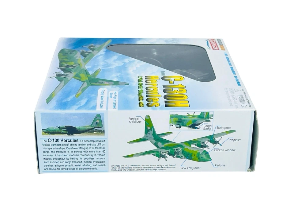 #56297 Dragon C-130H Hercules 179 AW Mansfield Ohio ANG- 1/400 Die Cast - Image 3 of 4