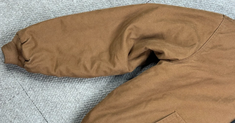 Chaqueta de lona con capucha aislante cremallera completa Lincoln Oufitters para hombre talla L regular Foto 4 de 4