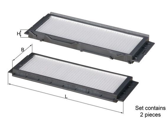 Knecht LA501/S Innenraumfilter Pollenfilter FüR Mazda-image