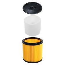 Wet & Dry Filter for WICKES 20L 215735 288557 1250W Vacuum 500377 + Foam Sleeve