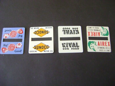 Lionel 156 Billboards (Fleers-Sunoco-Rival-Airex)