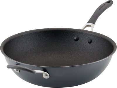 Circulon Scratch Defense Wok Non Stick 34cm - Induktions-Wok mit Deckel und extr