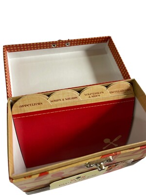 Recipe Card Holder New Has Unique Closure Store Family Recipes