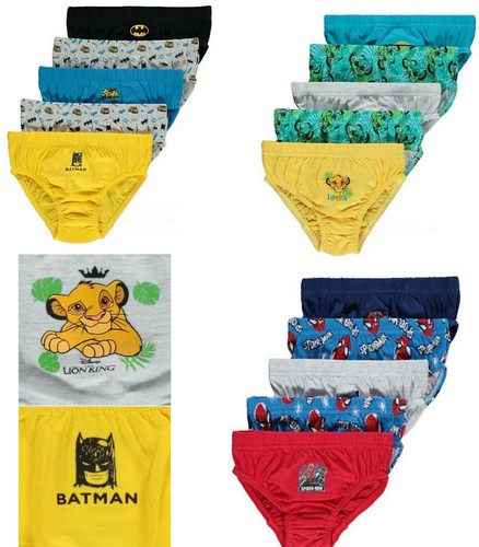 Paquete de 5 calzoncillos de ropa de personaje/disney Marvel El Rey Simba para niños | eBay