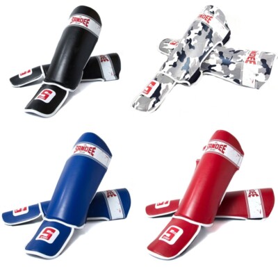 Sandee Sport Schienbeinschoner Erwachsene Muay Thai Slim Beinschoner Kickboxen MMA Schienbein