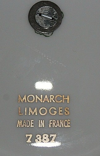 Vintage Goumot-Labesse, Limoges Cake Stand with Handle- Monarch 7387 - Picture 7 of 8