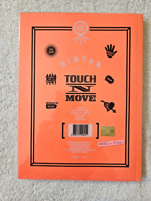 SISTAR Touch N Move Album + Photocard - 2nd Mini Touch My Body [US