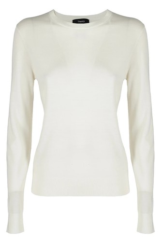 Theory Classic Crep Lindrayia B Collarless Jacket, Size 0, White