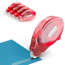 XFasten Double Sided Adhesive Scrapbook Runner Tape Roller, 0.3-inch by 360-I...