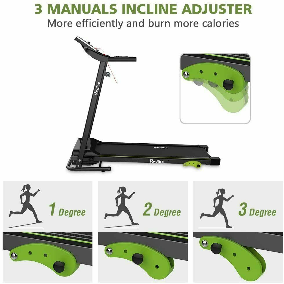 Image 4 - Treadmill 2.25 HP Electric Motorized Power Folding Running Machine Home Gym LCD
