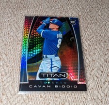 2019 CAVAN BIGGIO PANINI TITAN HYPER PRIZM RC /299 (BLUE JAYS)