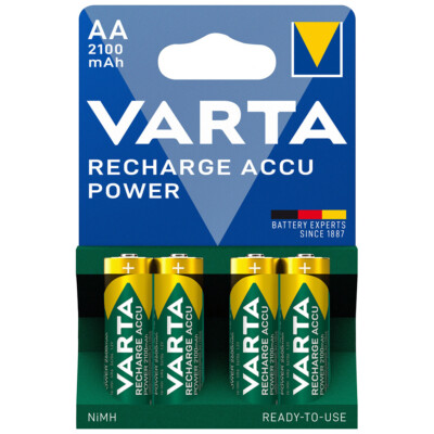 kQ Varta Akku Mignon AA Ready2Use HR6 NiMH 2100 mAh 56706 4er Blister