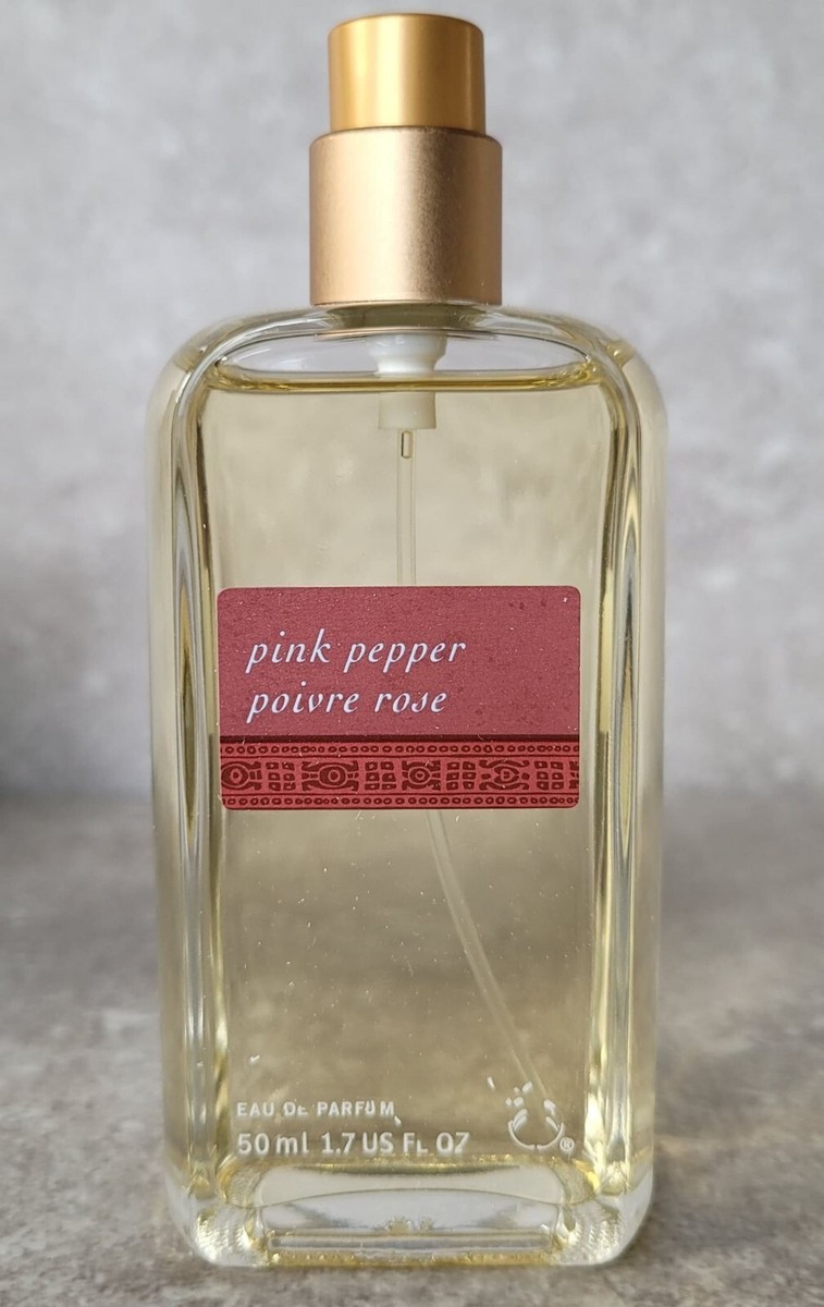 Pink Pepper Rose And Black Pepper Perfume Rare RETIRED Body Shop