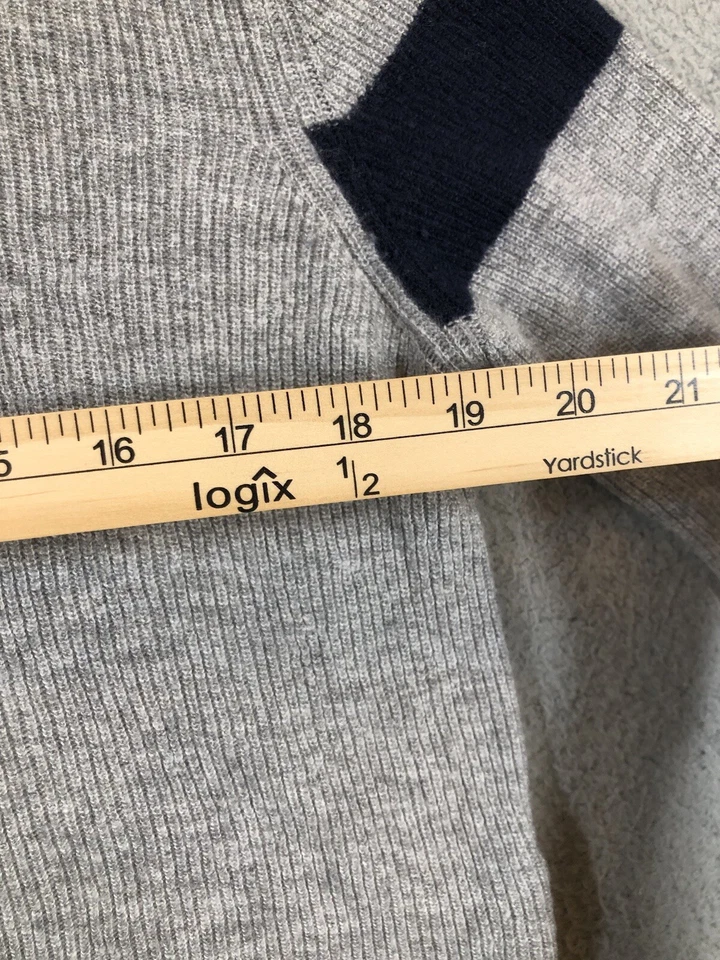 Suéter Brandy Melville Gris Jaspeado Cuarto Cremallera Mujer S/M Informal Acogedor Foto 3 de 4