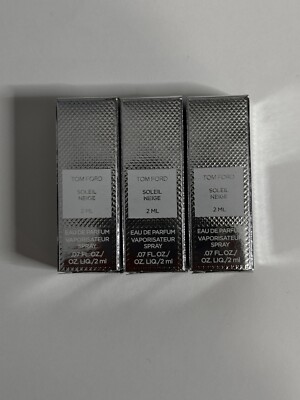 Tom Ford SOLIEL NEIGE 3x Eau De Parfum Spray - 0.07 oz / 2 ml (Sample Size)