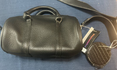 WOMENS, LIKE DREAMS, NEW SHOULDER CROSS BODY HANDBAG W/TAGS, MINI CLUTCH  BLACK