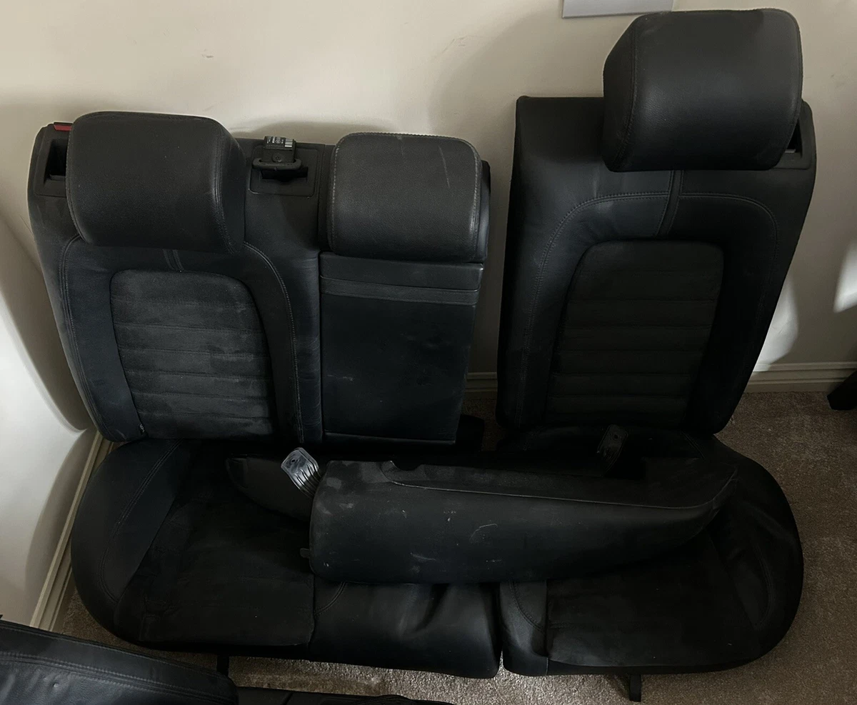 Leather car seats used Full Set eBay