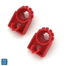 1964-1981 GM B / F Body Steering Rag Joint Red Plastic Insulated Pair