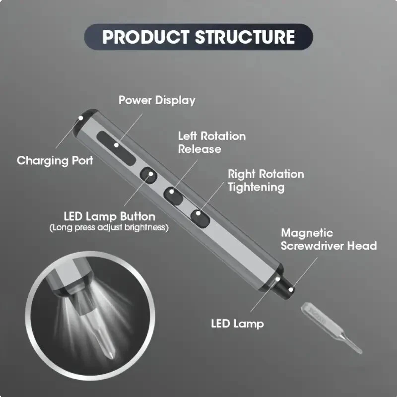 68 In 1 Mini Precision Electric Screwdriver set - Image 2 of 4