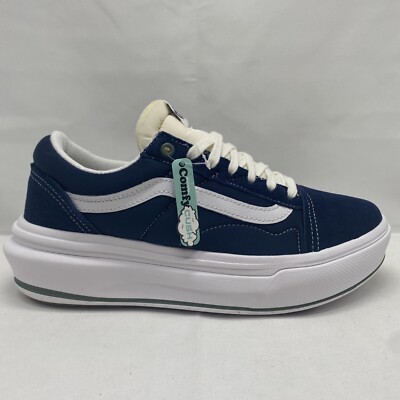 dress blue vans old skool Dress Blue Vans Old School Fashion Dress Blue Vans Classic Style Vans  Tri-Tone Comfycush Old Skool