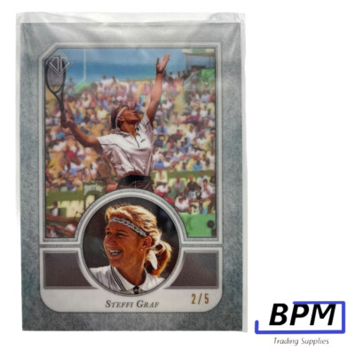 STEFFI GRAF 2020 Transcendent Tennis HOF VIP Party #50 SILVER REFRACTOR 2/5 NM/M