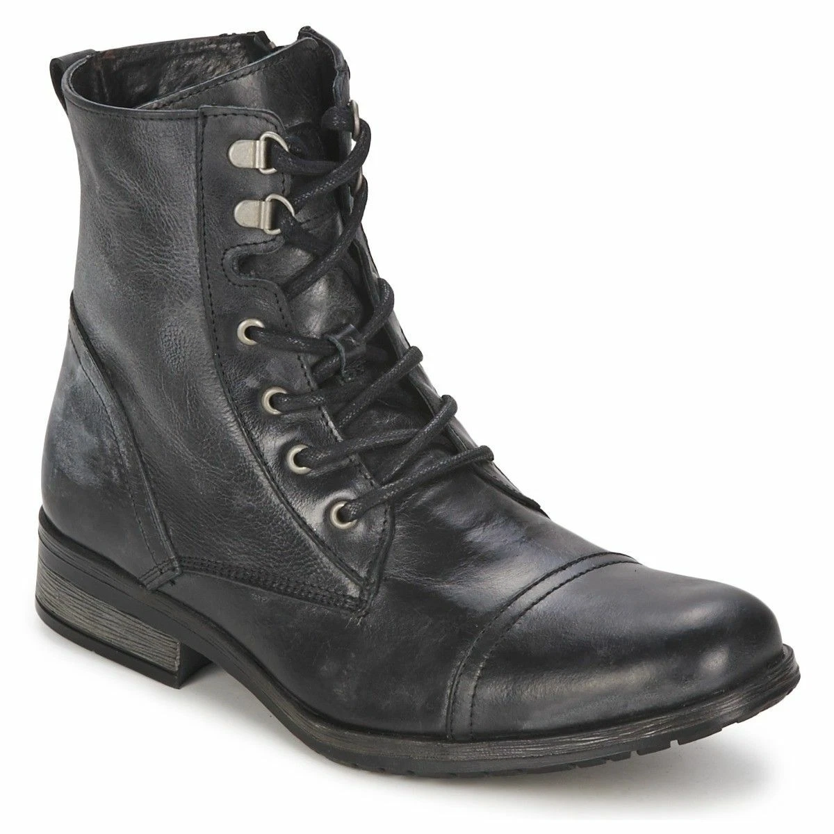 Formal top combat boots