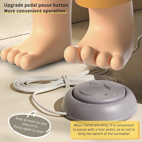 Detachable Mini Pottery Wheel Kit - Complete Set for Creative Beginners, Purple - Picture 7 of 10