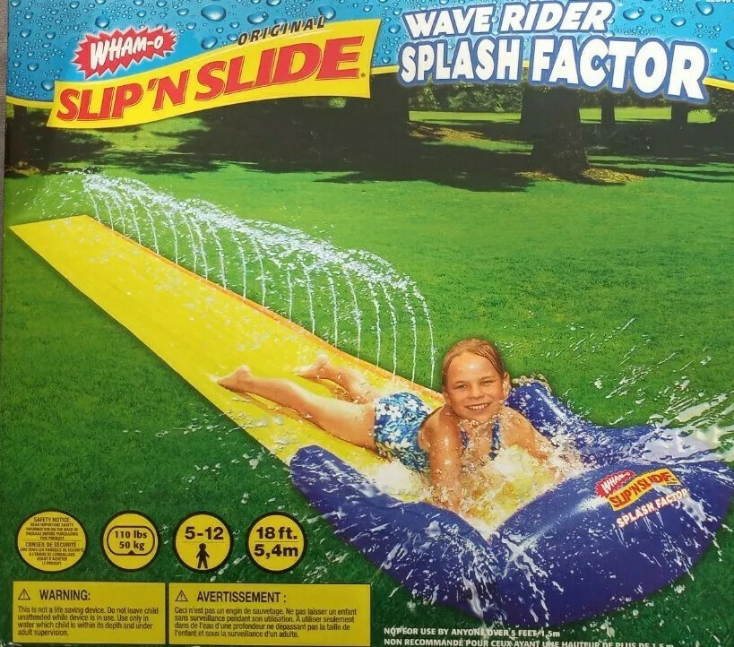 Wham-O Original Slip 'N Slide Wave Rider Splash- Factor 18