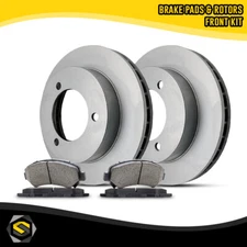 Front Brake Rotors & Ceramic Pads Kit for Smart Fortwo 2005-2016 3 Lug