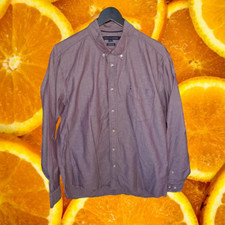 Tommy Hilfiger Classic Fit Button Up Long Sleeve Size Large