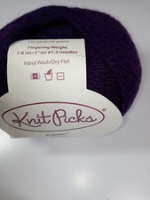 Knit Picks Palette Yarn-Eggplant-231 Yards-NEW