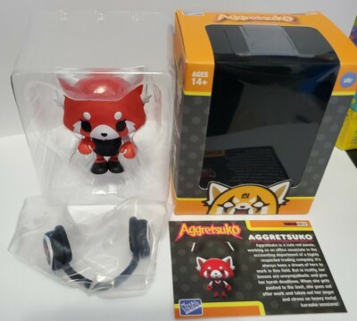 The Loyal Subjects AGGRETSUKO With Headphones 1/24 Chase Vinyl Red Figure