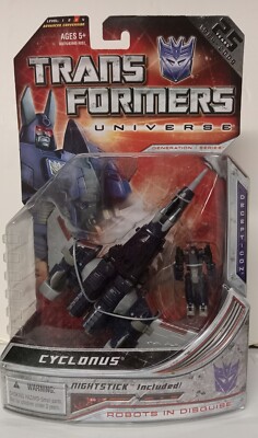 Transformers Universe Decepticon Cyclonus. Deluxe Class. 2008 Hasbro. Unopened.